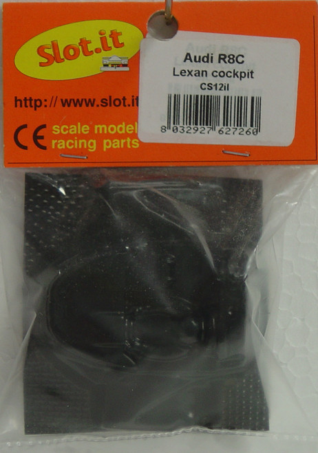 SICS12il Slot.it Audi R8C Lexan Cockpit 1:32 Slot Car Part