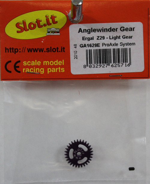 SIGA1629E Slot.it 29 Tooth Aluminum Anglewinder Pro Gear 1:32 Slot Car Part