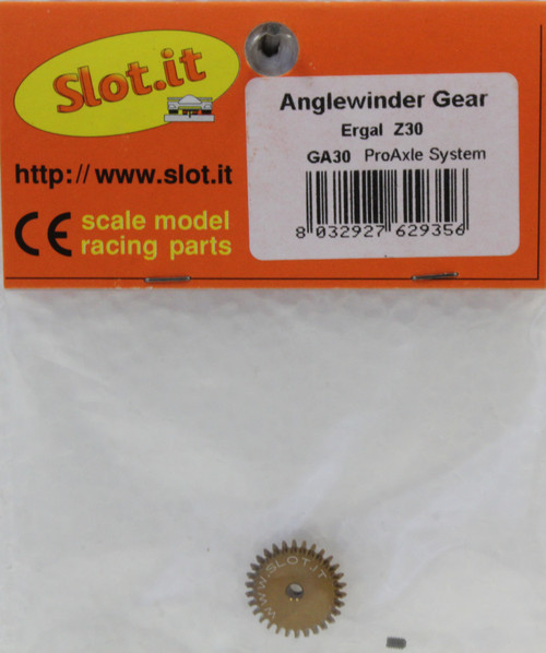 SIGA30 Slot.it 30 Tooth Aluminum Anglewinder Spur Gear 1:32 Slot Car Part