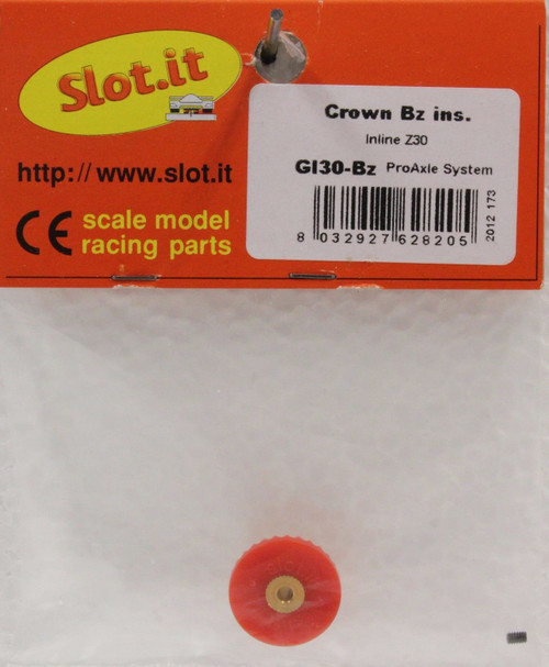 SIGI30-Bz Slot.it 30 Tooth Polymer Inline Crown Gear 3/32 1:32 Slot Car Part