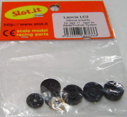 SIPA34 Slot.it Lancia Small Hub Wheel Inserts 1:32 Slot Car Part