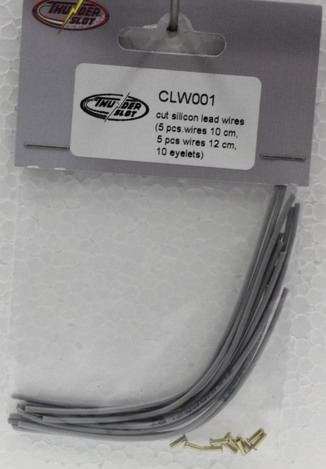 CLW001 Thunderslot Cut Silicone Lead Wires + Eyelets 1:32 Slot Car Part