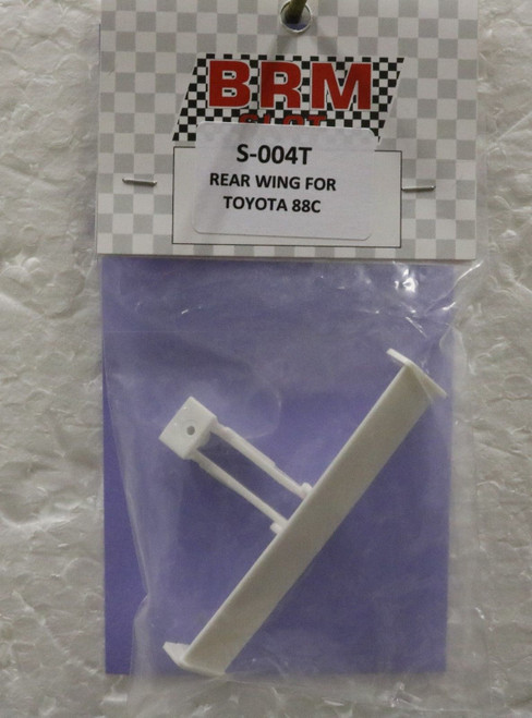 S-004T BRM Toyota 88C Unpainted Rear Wing 1:24 Slot Car Part