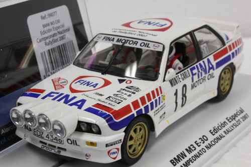 99077 Fly BMW M3 E30 Edicion Especial Campeonato Nacional Rallyslot 2007 1:32 Slot Car