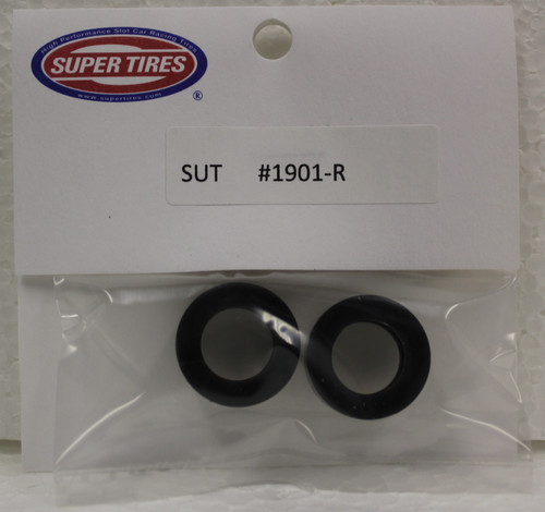 1901R Super Tires - Silicone Tires Pioneer Charger, Scalextric Ford Escort, Peugeot 205 1:32 Slot Car Part