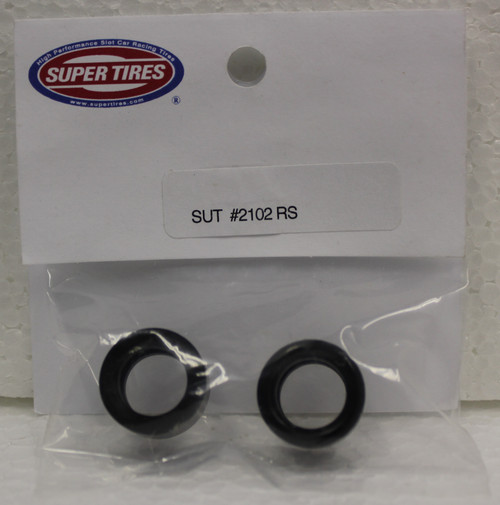 2102RS Super Tires - Silicone Tires for 15.9x10mm Aluminum Wheels 1:32 Slot Car Part
