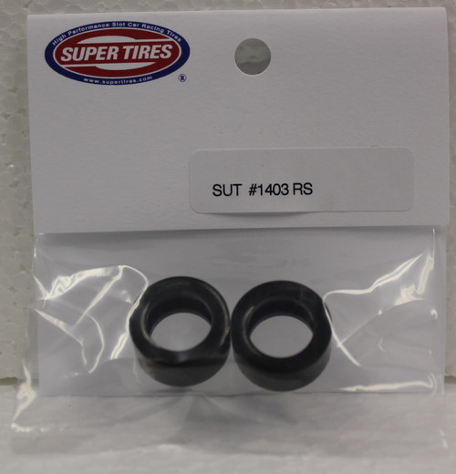 1403RS Super Tires - Silicone Tires for 15.9x8mm 1:32 Slot Car Part