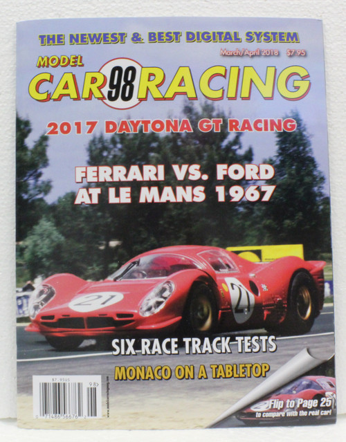 Model Car Racing Magazine #98- March/April 2018 1:32 Slot Car Magazine