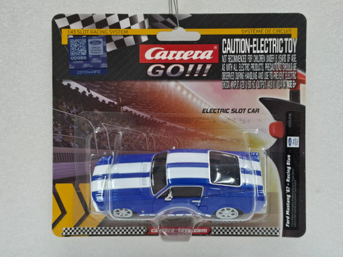 64120 Carrera GO!!! 1967 Ford Mustang Race Red 1/43 Slot Car