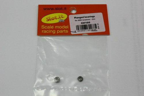 SICH105 Slot.it Single Flanged Bearing for 4WD Tensioner & Selected Motor Mounts 1:32 Slot Car Part