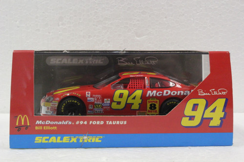 C2142 Scalextric Ford Taurus Bill Elliot McDonalds, #94 Ltd. Ed. 1:32 Slot Car