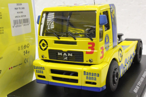203109 Fly MAN TR1400 Truck Minions Special Edition, #3 1:32 Slot Car