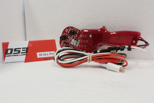 32ALLPRO-Red OS3 32 All Pro Controller with Brake Sensitivity and Choke Control (Red) 1:32 Slot Car