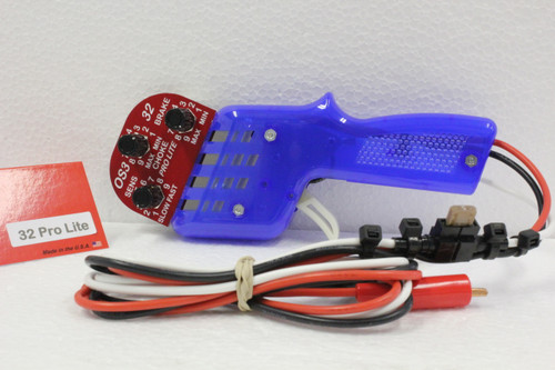 32PROLITE-Blue OS3 32 Pro Lite with Brake Sensitivity and Choke Control (Blue) 1:32 Slot Car