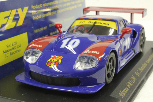 E28 Fly Marcos LM600 F.C. Barcelona Futbol, #10 1:32 Slot Car