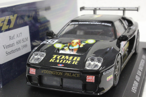 A17 Fly Venturi 600 SLM Tomb Raider Snetterton 1999, #55 1:32 Slot Car