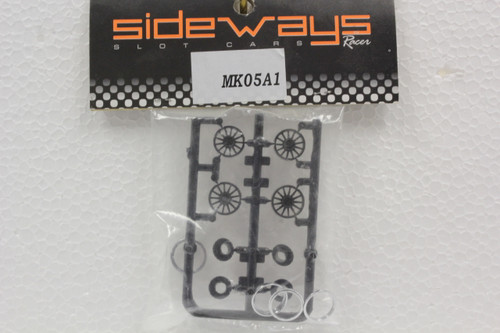 MK05A Racer Sideways Riley Daytona Wheel Inserts-Trim Rings 1:32 Slot Car Part