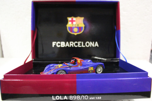 E501/96013 Fly Lola B98/10 FC Barcelona Limited Edition, #4 1:32 Slot Car