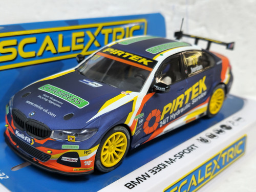 C4194 Scalextric BMW 330I M-Sport BTCC 2019 Andrew Jordan, #77 1:32 Slot Car *DPR*