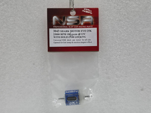 3043 NSR Shark Motor 25,000 RPM 180g/cm Torque 1:32 Slot Car Part