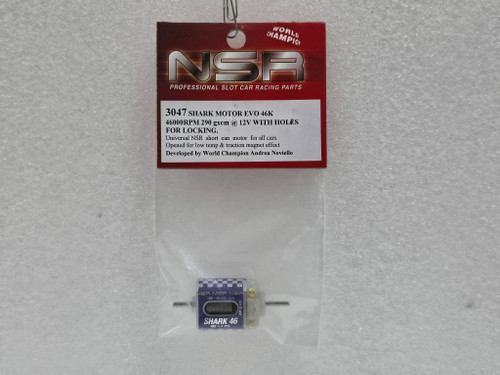 3047 NSR Shark Motor 46,000 RPM 290g/cm Torque 1:32 Slot Car Part