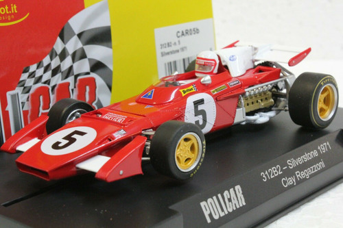 CAR05B Policar Ferrari 312 B2 Silverstone 1971 Clay Regazzoni, #5 1:32 Slot Car CAR05B Policar Ferrari 312 B2 Silverstone 1971 Clay Regazzoni, #5 1:32 Slot Car