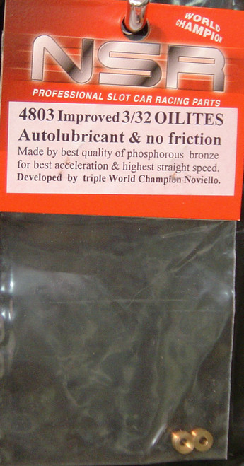 4803 NSR Autolubricant, No Friction Axle Bushings, Oilites 1:32 Slot Car Part