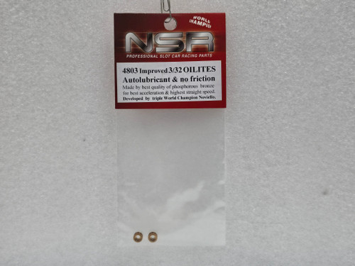 4803 NSR Autolubricant, No Friction Axle Bushings, Oilites 1:32 Slot Car Part