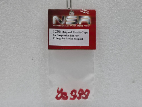 1206 NSR Plastic Cups for Suspension Kit Triangular Motor Support 1:32 Slot Car Part