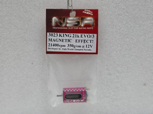 3023 NSR King Motor 21,400 RPM 350g/cm Torque EVO3 1:32 Slot Car Part