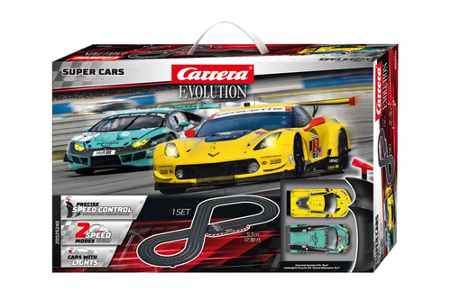 25240 Carrera Evolution Super Cars 1:32 Slot Car Set