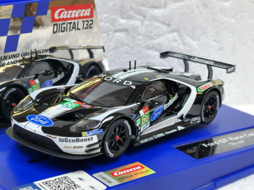 40970 Carrera Ford GT Race Car, #66 *Analog/No Reverse Switch/No Case* 1:32 Slot Car