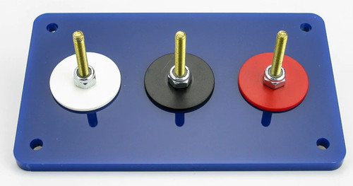 DS0100-BLU Slot Car Corner 3-Post Driver Station Kit (Blue) 1:32 Slot Car Accessory
