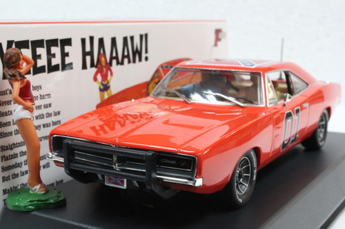 P131 Pioneer General Lee Dodge Charger - Dukes of Hazzard, #01 1:32 Slot Ca