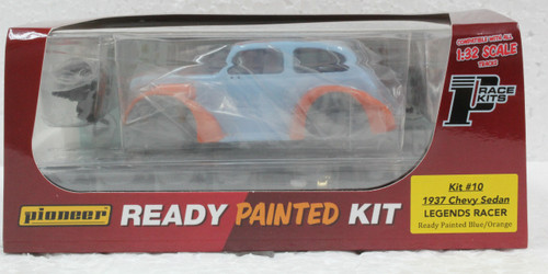 KIT #10 Pioneer '37 Chevy Sedan Legends Racer Ready Painted Kit 1:30 Slot Car Kit
