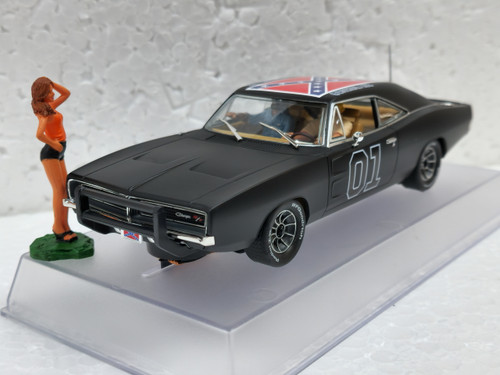 P148-DS Pioneer The General Lee '69 Dodge Charger - Dukes of Hazzard Black, #01 1:32 Slot Car