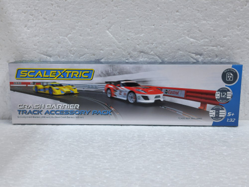C8191 Scalextric Crash Barriers with Stickers 1:32 Slot Car Accessory