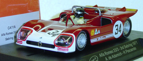 SICA11A Slot.it Alfa Romeo 33/3 Sebring 1971, #34 1:32 Slot Car