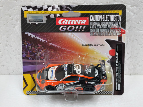 64207 Carrera GO!!! Porsche 911 GT3 Cup - Team GP Elite, #25 1:43 Slot Car