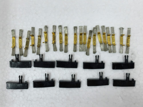 20365B Carrera 20 Double Sliding Contact Braids & 10 Guide Blades for 1:24 & 1:32 Slot Cars