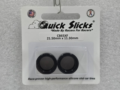 CB65XF Quick Slicks Silicone Tires for 17x11mm Scalextric 1:32 Slot Car Part