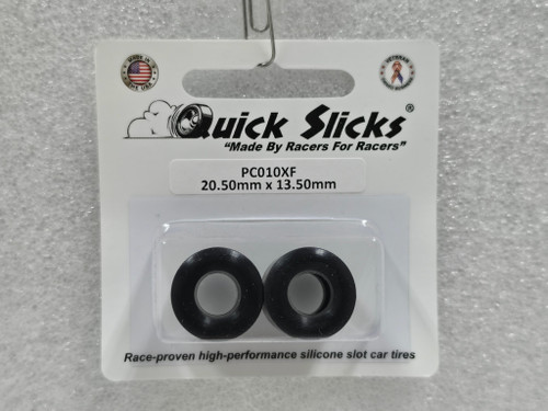 PC010XF Quick Slicks Silicone Tires for Policar Monoposto F1 1:32 Slot Car Part