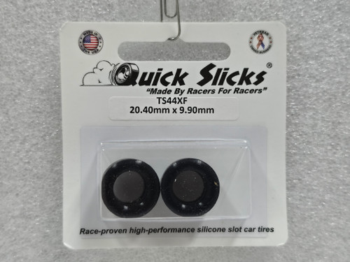 TS44XF Quick Slicks Silicone Tires for 14x10mm Thunder Slot Aluminum Wheel 1:32 Slot Car Part