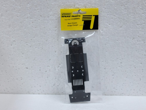 CH200091 Pioneer Dodge Charger Chassis Bare w/DPR Door 1:32 Slot Car Part