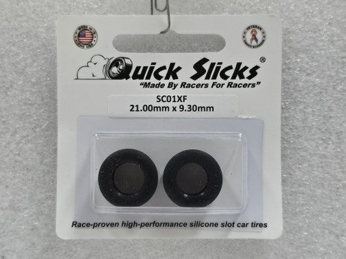 SC01XF Quick Slicks Silicone Tires for Scalextric Monte Carlo Aero, SCX Cuda