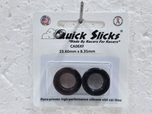 CA06XF Quick Slicks Silicone Tires for Carrera Classic Nascar 1:32 Slot Car Part