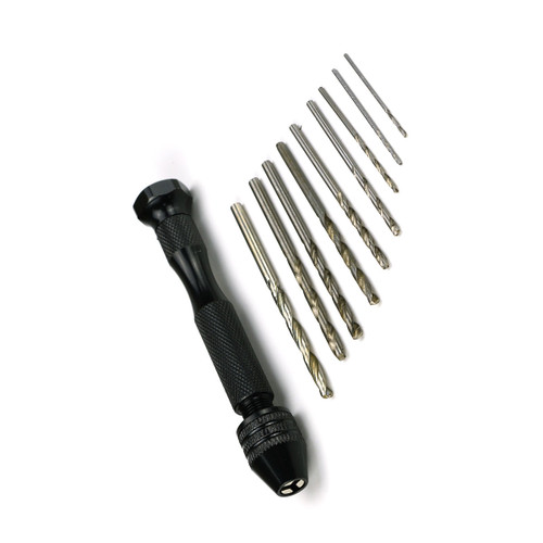 STAFFS99 Staffs Finger Drill and 10 Drill Bits 1:32 Slot Car Part
