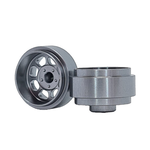 STAFFS165 Staffs Classic Deep Dish Alloy Wheels 15.8 x 8.5mm Grey (2) 1:32 Slot Car Part