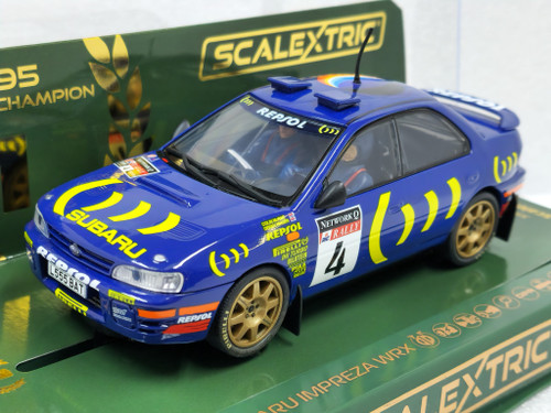 C4428 Scalextric Subaru Impreza WRX 1995 World Champion, #4 1:32 Slot Car