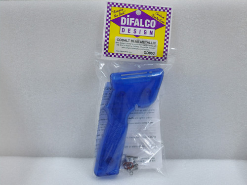 DD853 Difalco Design Controller Handle w/Hardware - Cobalt Blue Metallic 1:32 Slot Car Accessory